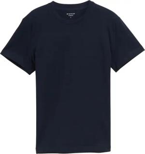 TOM TAILOR Herren Slim Fit T-Shirt mit Stretch, blau, Uni, Gr. XXL