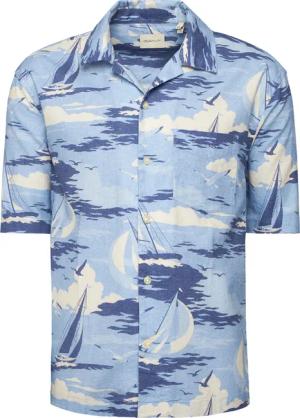Gant Hemd 3250048 Blau Relaxed Fit