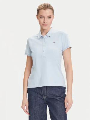 Gant Poloshirt Sheild 4200870 Himmelblau Slim Fit