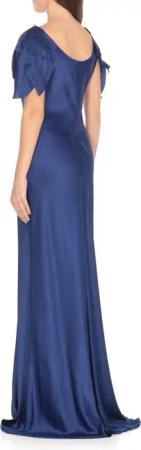Alberta Ferretti - Blue Silk Blend Dress - Größe 42 - blue