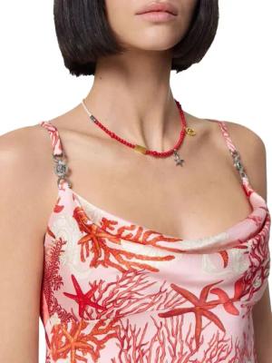 Versace - Dresses Dusty Pinkcoralbone - Größe 42 - quarz
