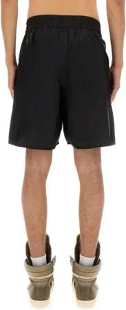 Rick Owens - Black Nylon Shorts With Elastic Waistband - Größe L - schwarz
