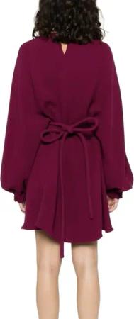 Fendi - Cady Silk Dress - Größe 40 - purple