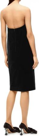 Loewe - Loewe Bustier Velvet Dress - Größe 38 - black