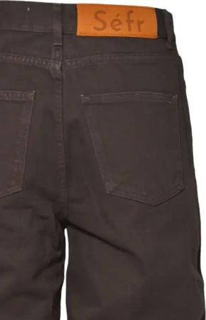 SEFR - Wide Cut Jeans In Brown Cotton Séfr - Größe 32 - braun