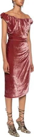 Vivienne Westwood - Ginnie Amber Dress Peony - Größe 48 - quarz