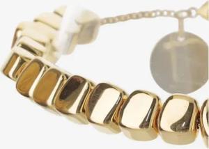 Vanessa Baroni Halskette - Polished Gold-Plated Metal Necklace - Gr. unisize - in Gold - für Damen