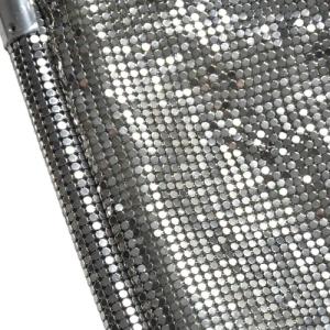 Paco Rabanne Crossbody Bags - Chainmail Handheld Pouch With Adjustable Snake Cha - Gr. unisize - in Grau - für Damen