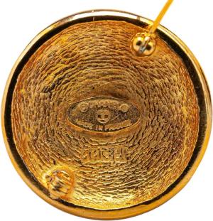 Chanel Halskette - 1970-1980 Gold Plated CC Brooch - Gr. unisize - in Gold - für Damen