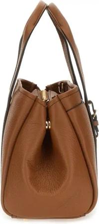 Michael Kors Hobo Bags - Structured Pebbled Leather Handbag With Dual Handl - Gr. unisize - in Braun - für Damen