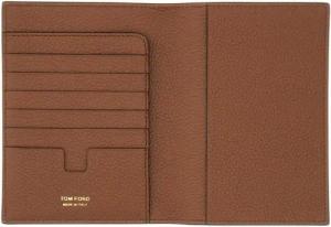 Tom Ford Portemonnaies - Passport Holder With Logo - Gr. unisize - in Braun - für Damen