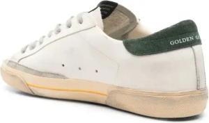 Golden Goose Low-Top Sneaker - Low-Top Distressed Leather Sneakers With Suede Hee - Gr. 41 (EU) - in Weiß - für Damen