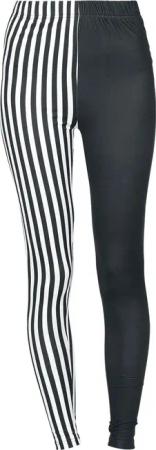 Leggings für Damen schwarz/weiß "RED by EMP" von RED by EMP