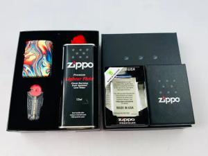 Zippo Feuerzeug Geschenkset 540° Colorful Swirl