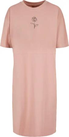 Merchcode Shirtkleid Merchcode Damen Ladies Rose