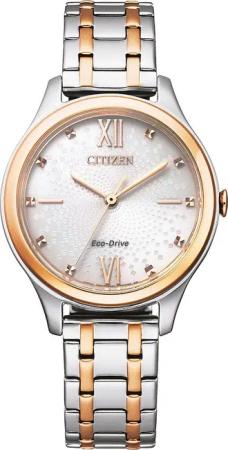 Citizen Solaruhr EM0506-77A, Armbanduhr, Damenuhr, analog,
