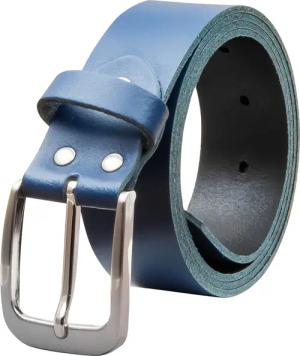 COLOGNEBELT Ledergürtel OM428-SL-Dunkelblau MADE IN GERMANY,