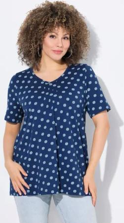 Ulla Popken T-Shirt T-Shirt Biesen A-Linie