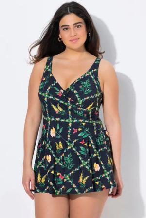 Ulla Popken Badekleid Badekleid Bügel-Softcups Träger