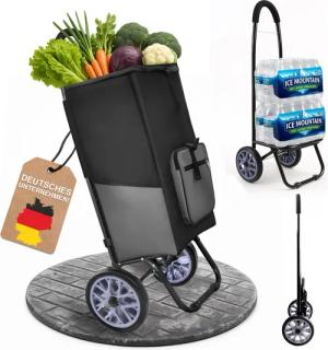 Allyson Einkaufstrolley Einkaufswagen klappbar, Einkauftrolley mit