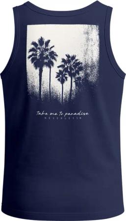 Neverless Tanktop Herren Tank-Top Backprint Sommer-Shirt