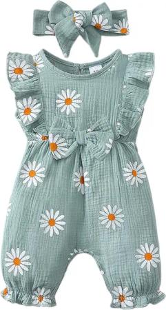 Lapastyle Strampler Baby Sommer Outfit Set,