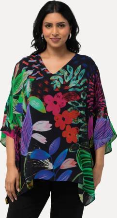 Ulla Popken Tunika Bluse doppellagig Oversized