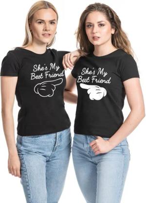 Couples Shop Print-Shirt She's My Best
