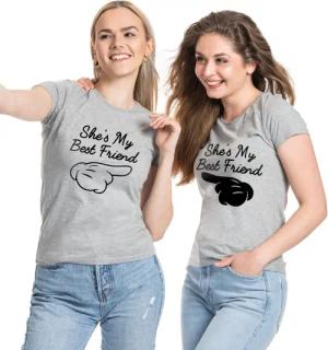 Couples Shop Print-Shirt She's My Best