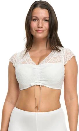 Susa Dirndlbluse Dirndlbluse kurzarm Wiesn-Zauber (Stück,