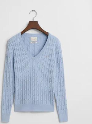 Gant Strickpullover Pullover mit Zopfstrick -