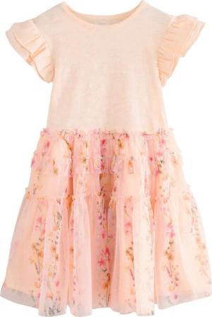 Next Tüllkleid Gestuftes Kleid mit Meshrock
