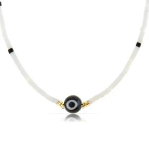 Made by Nami Perlenkette Damen Glas