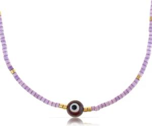 Made by Nami Perlenkette Damen Glas