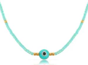 Made by Nami Perlenkette Damen Glas
