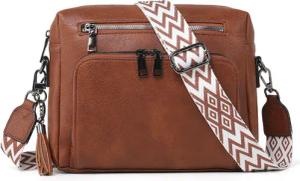 Defe Schultertasche Damen Umhängetasche mit Verstellbar