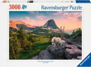 Ravensburger Puzzle Almbock mit Baby, 3000