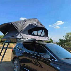 TZIpower Dachzelt Autodachzelt Grau/Schwarz Softcase Dachzelt