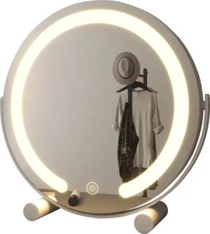 WDWRITTI Kosmetikspiegel Schminkspiegel mit LED Beleuchtung