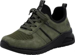 Rieker Slip-On Sneaker, Schlupfschuh, Halbschuh, Freizeitsneaker, weiche MemoSoft-Innensohle