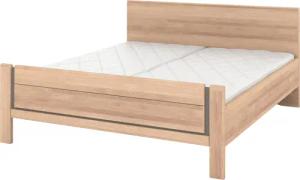 Musterring Holzbett "Sorrent, Bettgestell, Bettrahmen, teilmassiv Eiche", (MADE IN GERMANY), Eiche teilmassiv, Liegehöhenverstellung, Stollenfußteil