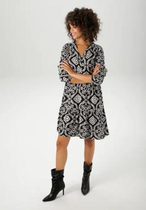 Aniston CASUAL Tunikakleid, mit fantasievollem, grafischen Druck - NEUE KOLLEKTION