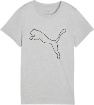 PUMA Trainingsshirt "W TAD ESSENTIAL HEATHER LOGO TEE"