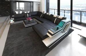 Sofa Dreams Wohnlandschaft Sofa Leder Ledercouch