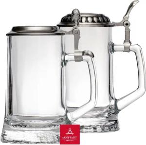 ARNSTADT KRISTALL Bierkrug Bierkrug aus Glas