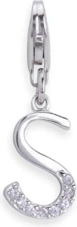 Unique Charm-Einhänger Unique Silber Charm mit Karabiner für Basisarmbänder CH0179