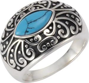Zeeme Fingerring Silber 925 oxidiert mit