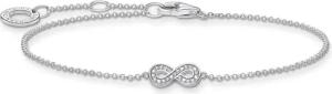 THOMAS SABO Armband Infinity/Unendlichkeitsschleife silber, A2003-051-14-L19V,