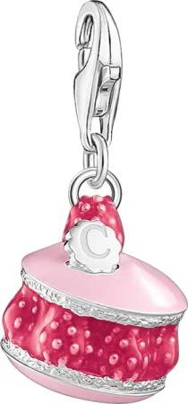 THOMAS SABO Charm-Einhänger Himbeer-Macaron pink, 2080-007-9