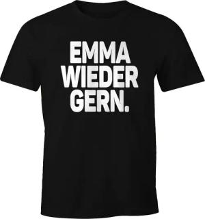 MoonWorks Print-Shirt Herren T-Shirt Spruch Emma